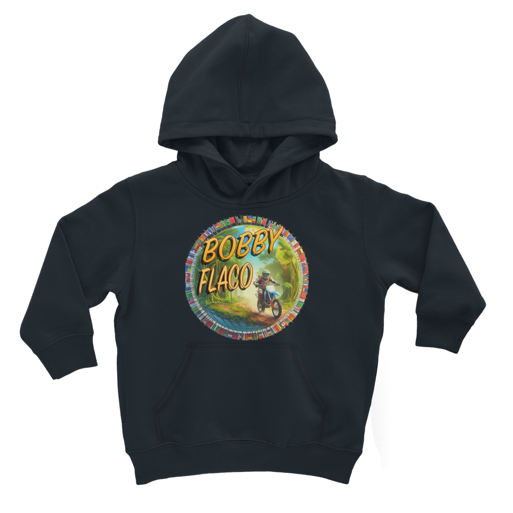 "Bike the World" Bobby Flaco - USaA Youthwear Hoodie