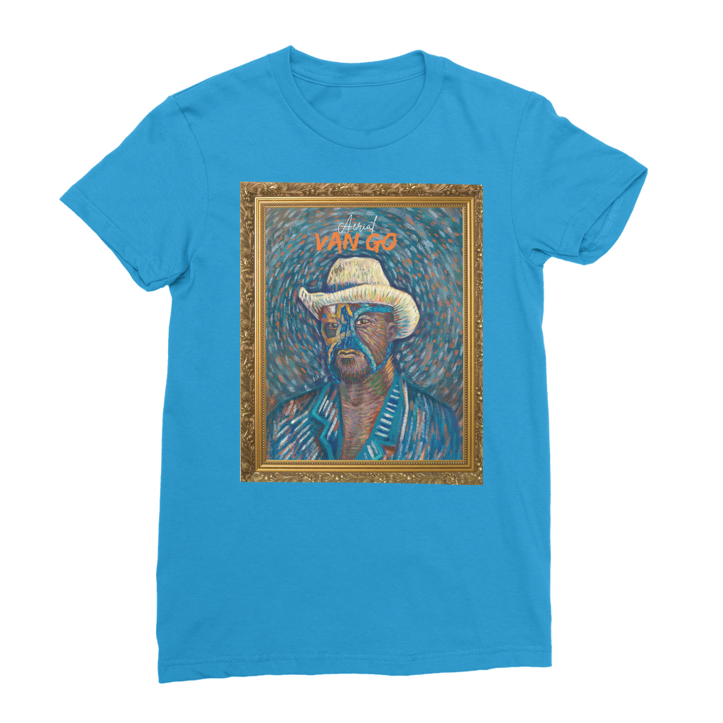 "Self Portrait" - Aerial Van Go (USA) Women's Wear T-Shirt