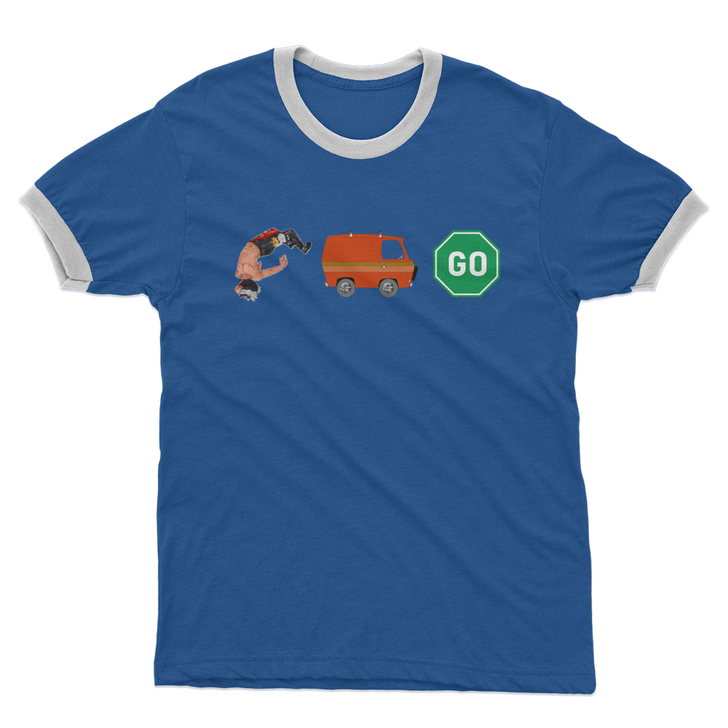 "You Can't Stop" Aerial Van Go - USA Ringer Tee