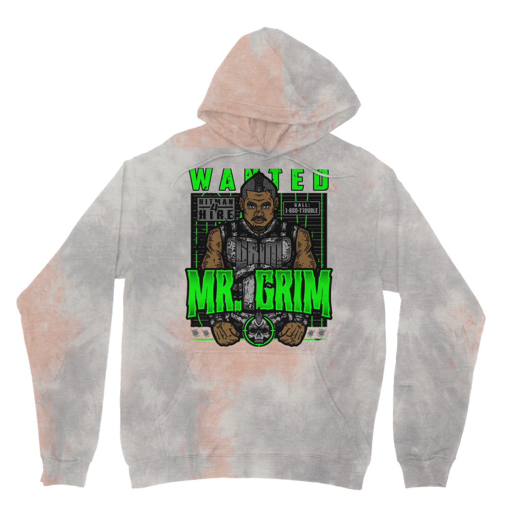 MR. Grim "Wanted" Tie Dye Hoodie