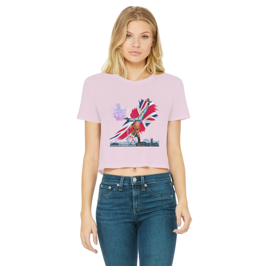 "Van Go to UK" - Aerial Van Go Women's Wear Crop Top