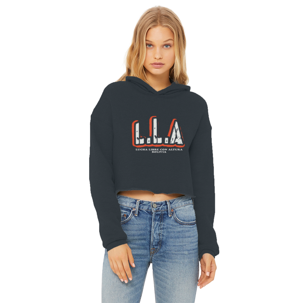 Con Altura (BOL) "LLA" Women's Wear Crop Top Hoodie