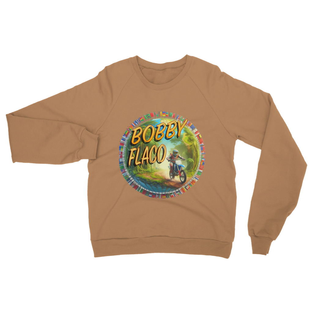 "Bike the World" Bobby Flaco - USaA Unisex Sweatshirt