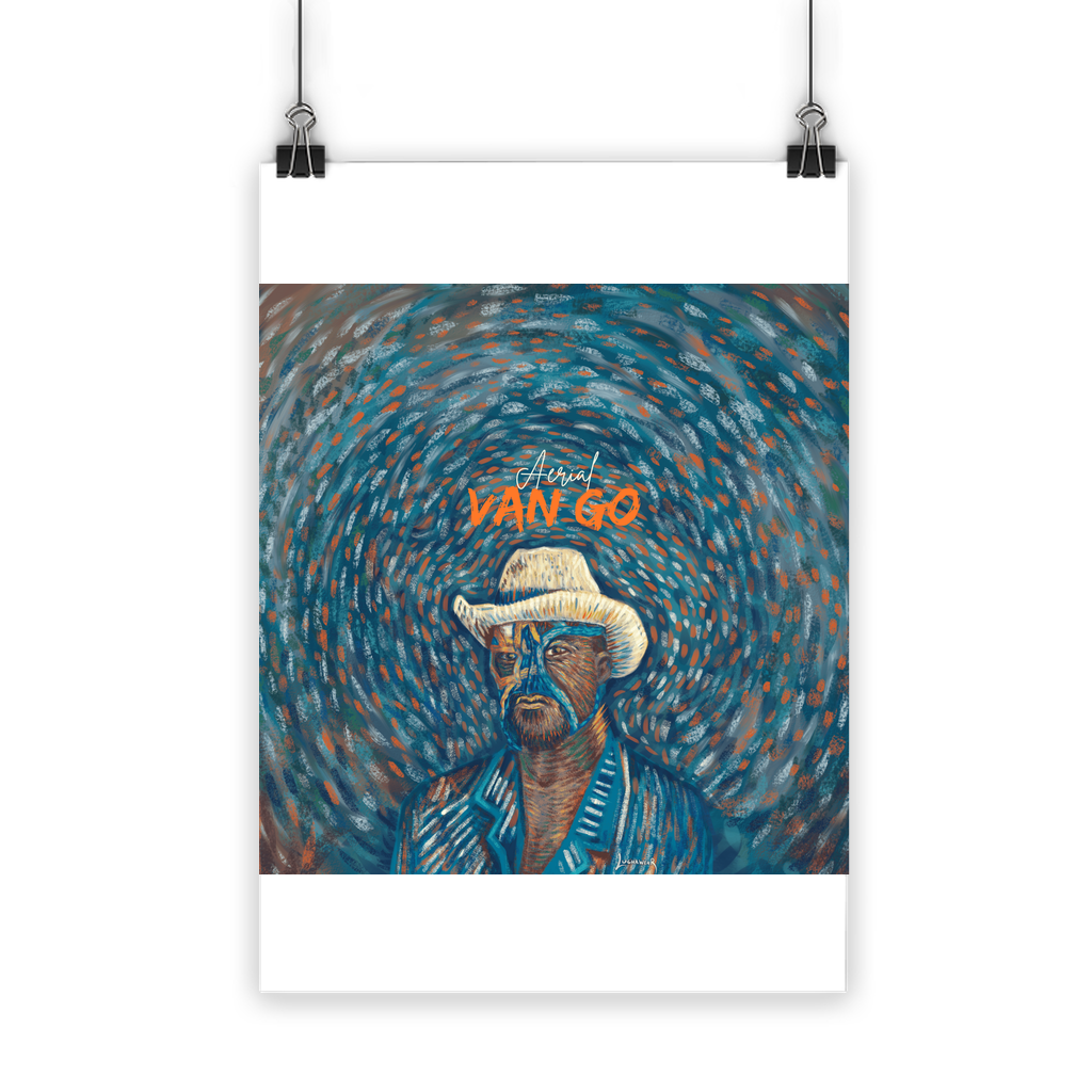 "Self Portrait" - Aerial Van Go (USA) Poster