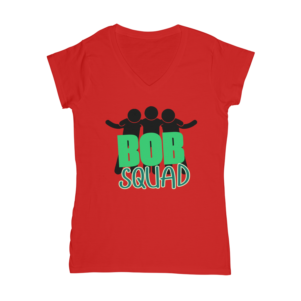 "Bob Squad" - Bobby Flaco -USA Women's Wear V-Neck T-Shirt