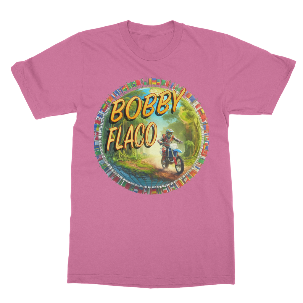 "Bike the World" Bobby Flaco - USaA Unisex Classic Tee