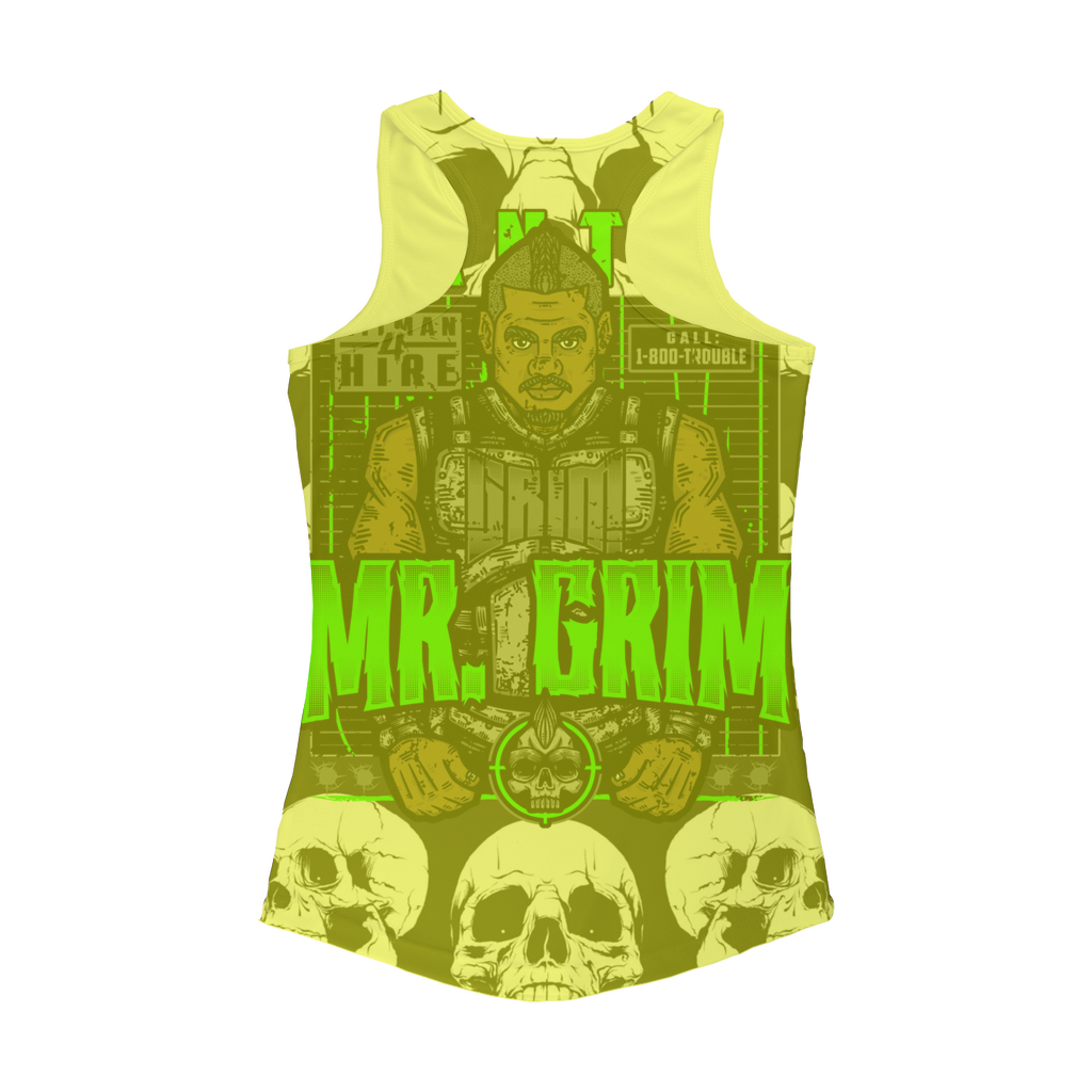 MR. Grim "Wanted" Women's Activewear Tank Top