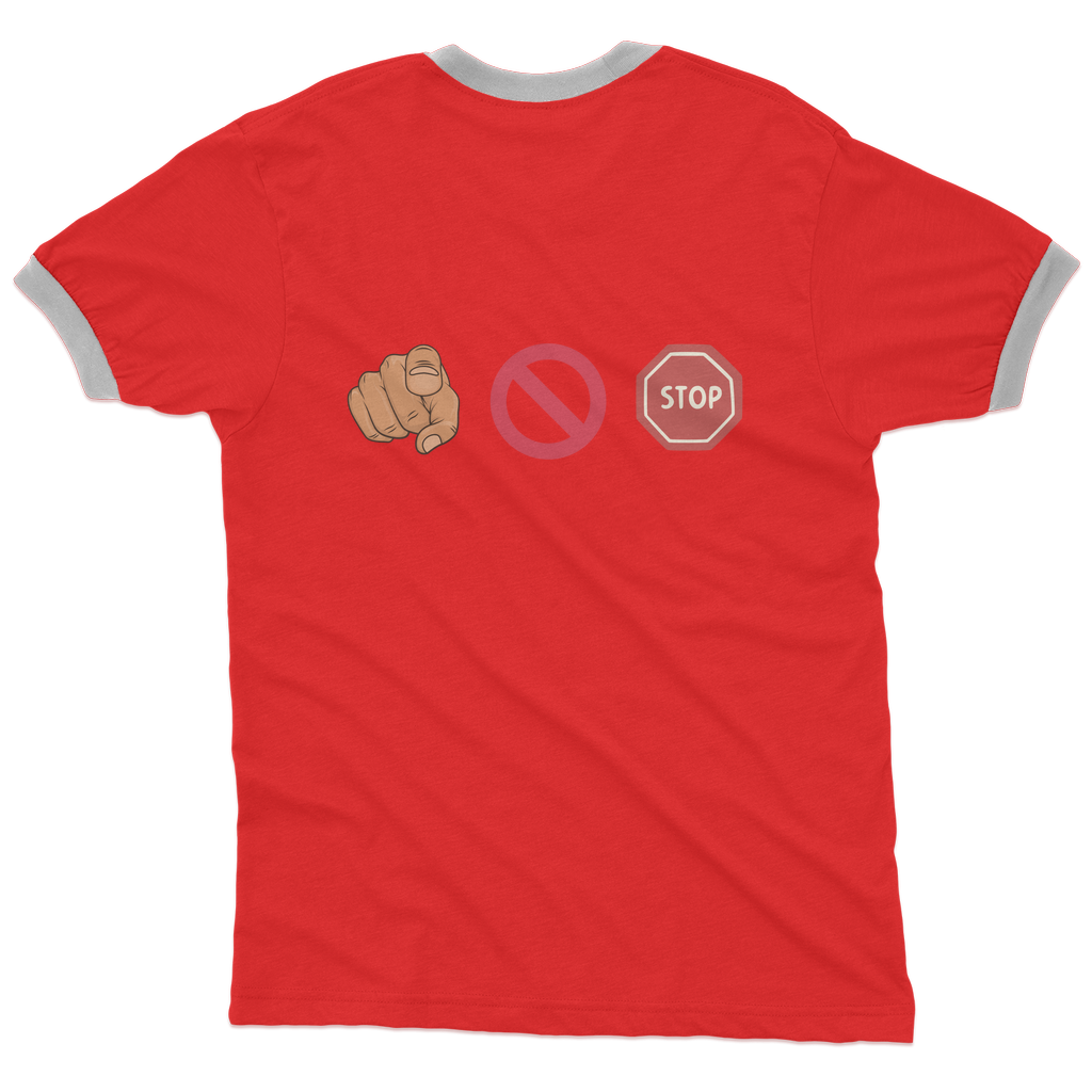 "You Can't Stop" Aerial Van Go - USA Ringer Tee