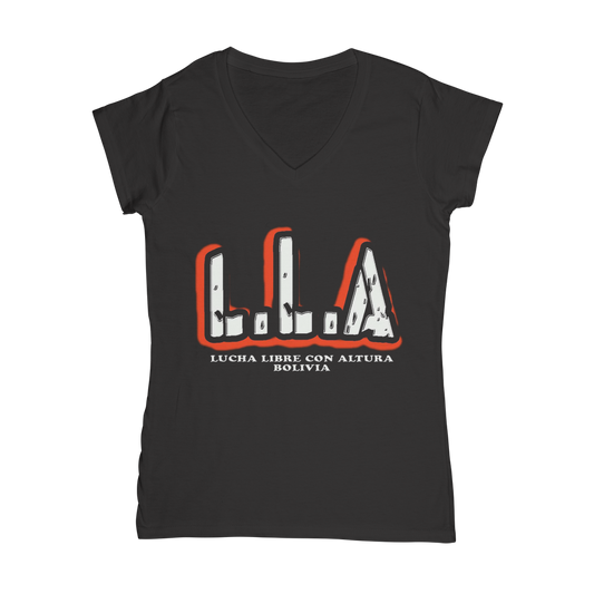 Con Altura (BOL) "LLA" Women's Wear V-Neck T-Shirt