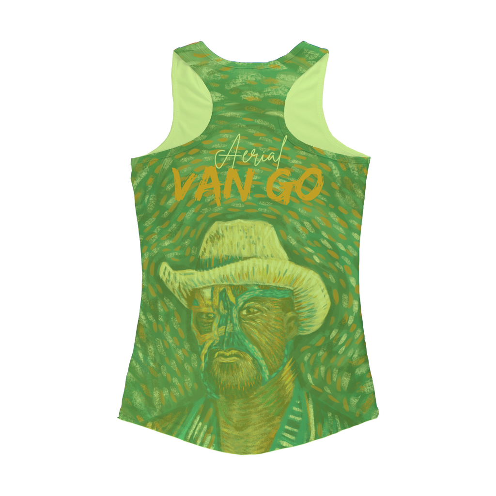 "Self Portrait" - Aerial Van Go (USA) Women's Activewear Tank Top