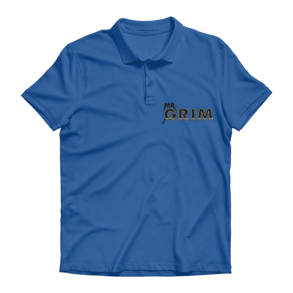 MR. Grim "Zipped Up" Premium Unisex Adult Polo Shirt
