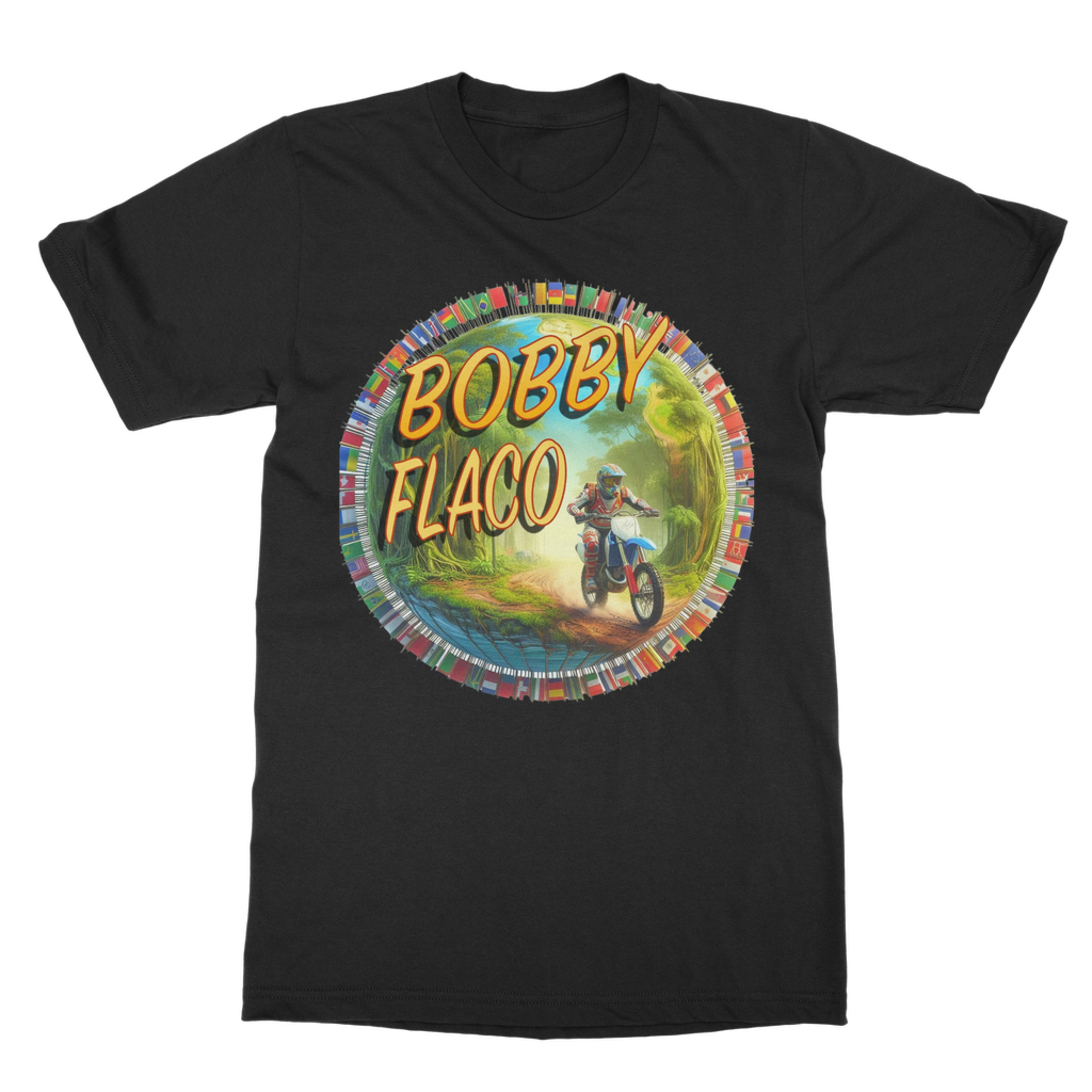 "Bike the World" Bobby Flaco - USaA Unisex Classic Tee