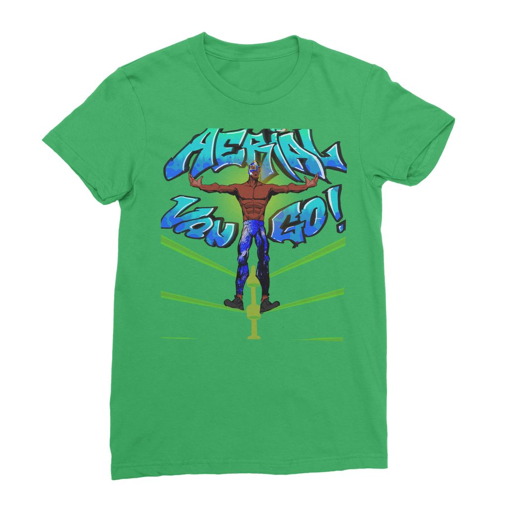 "Art Redeemer" - Aerial Van Go (USA) Women's Wear T-Shirt