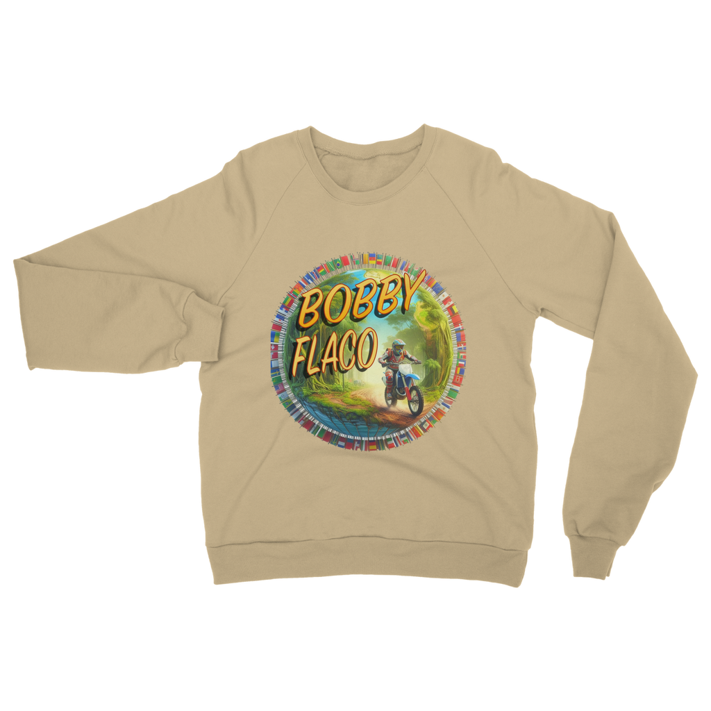 "Bike the World" Bobby Flaco - USaA Unisex Sweatshirt