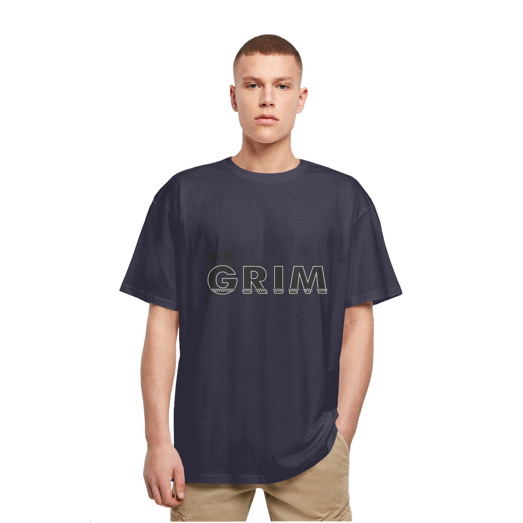 MR. Grim "Zipped Up" Heavy Oversized T-Shirt