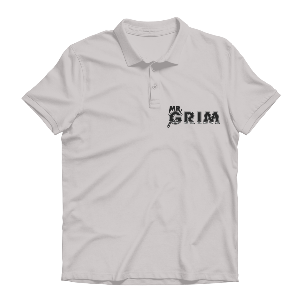 MR. Grim "Zipped Up" Premium Unisex Adult Polo Shirt