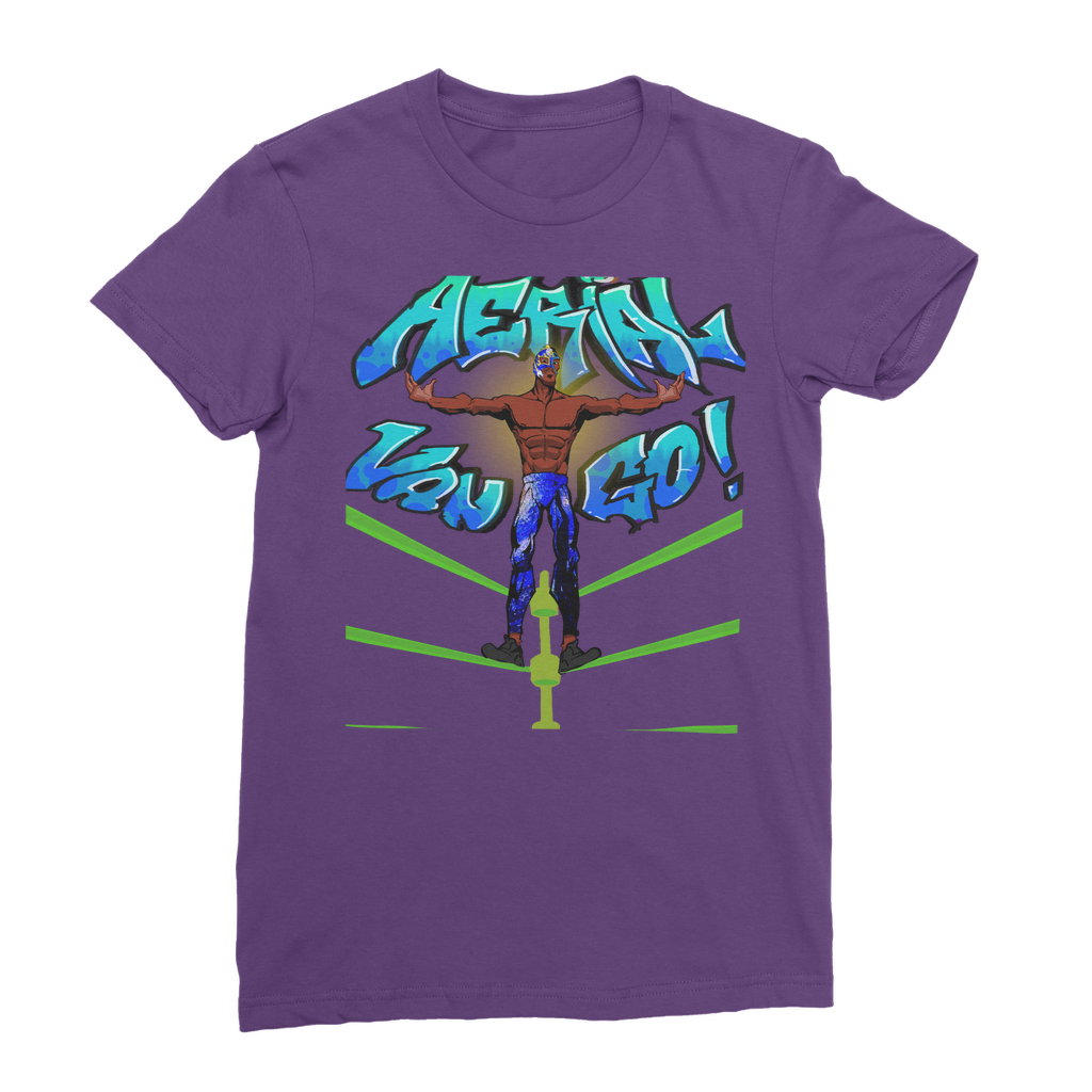 "Art Redeemer" - Aerial Van Go (USA) Women's Wear T-Shirt