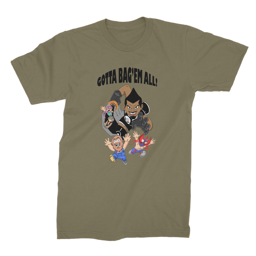 MR. Grim "Gotta Bag Em All" Premium Jersey Adult T-Shirt