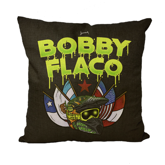Bobby Flaco (USA) "World Tour" Throw Pillow