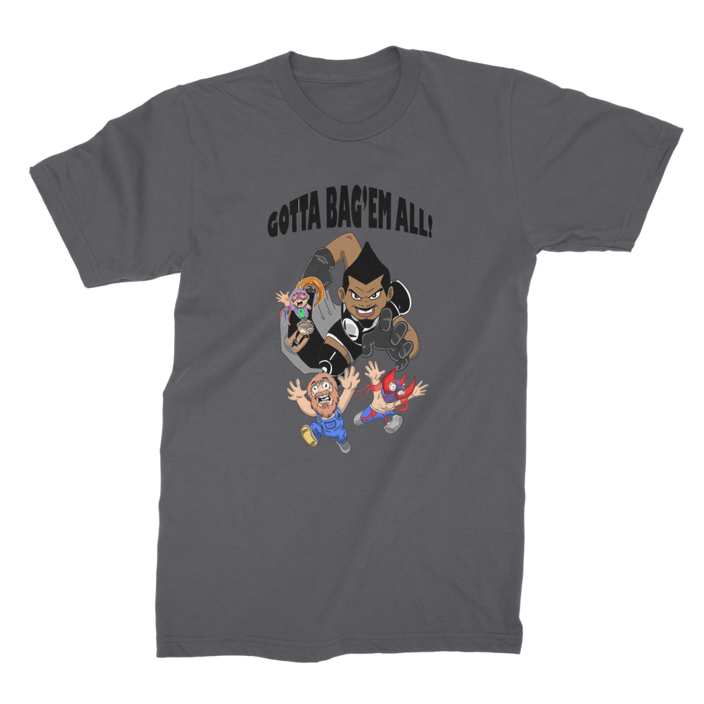 MR. Grim "Gotta Bag Em All" Premium Jersey Adult T-Shirt