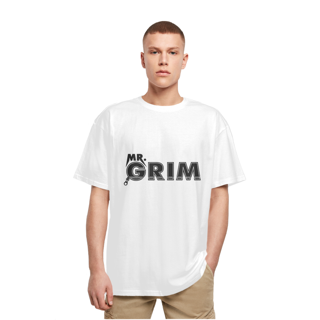 MR. Grim "Zipped Up" Heavy Oversized T-Shirt