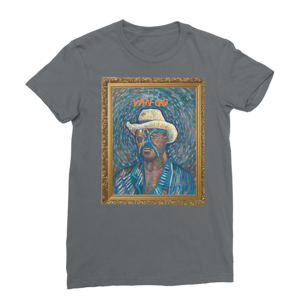 "Self Portrait" - Aerial Van Go (USA) Women's Wear T-Shirt