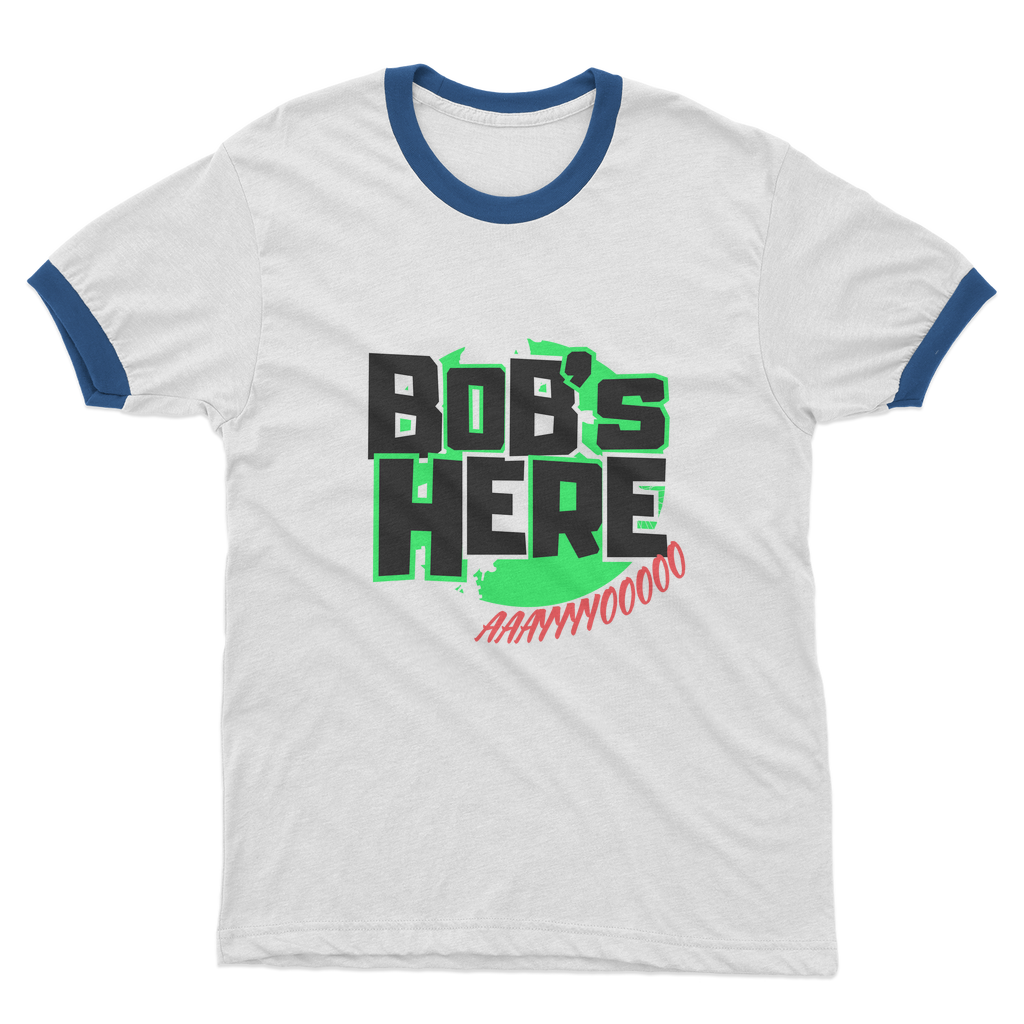 "Bob's Here" Bobby Flaco - USA Ringer Tee
