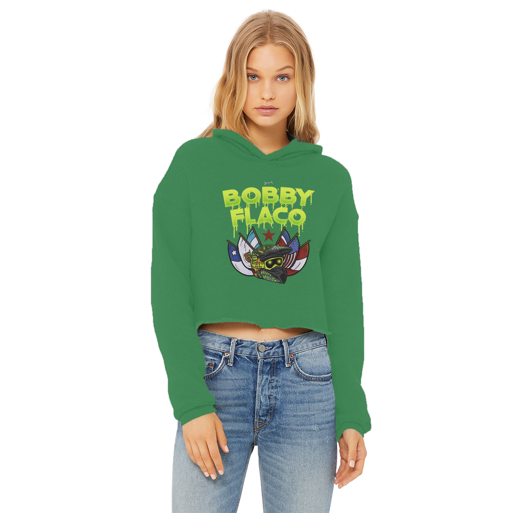 Bobby Flaco (USA) "World Tour" Women's Wear Crop Top Hoodie