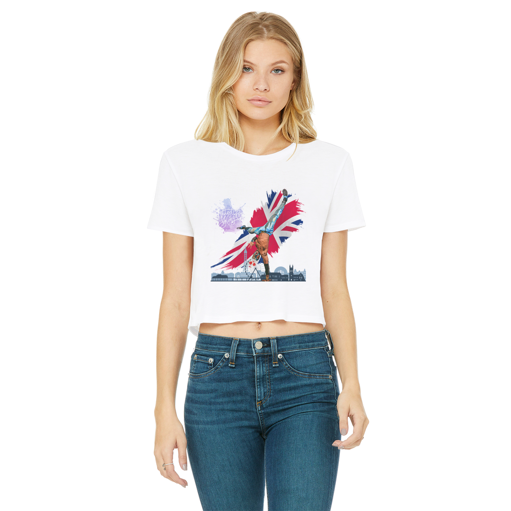 "Van Go to UK" - Aerial Van Go Women's Wear Crop Top