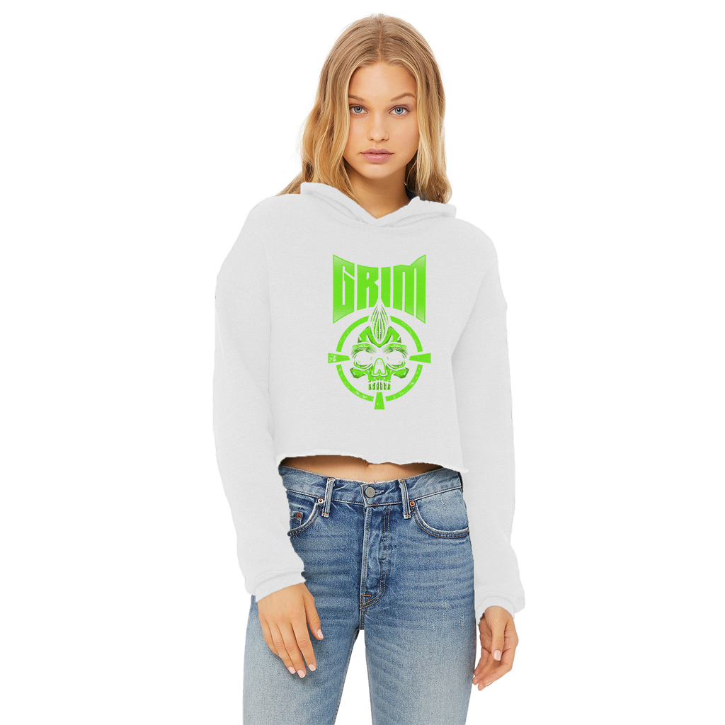 Mr. Grim "Target" Women's Wear Crop Top Hoodie