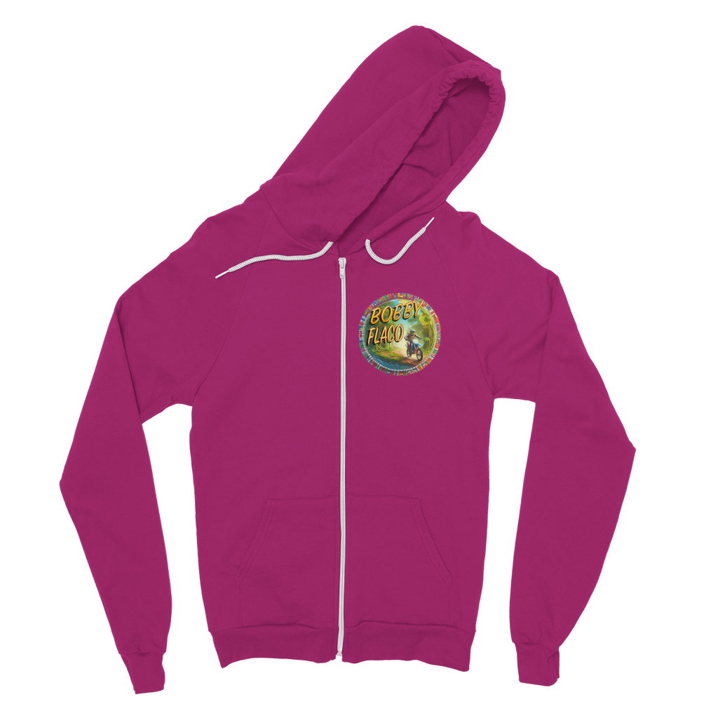 "Bike the World" Bobby Flaco - USaA Zip Hoodie