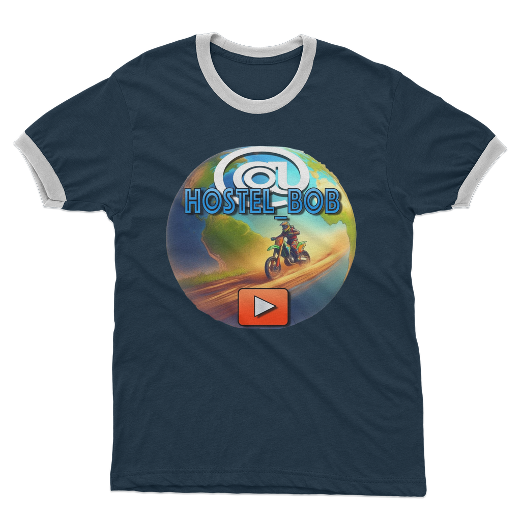 "Hostel Bob" - Bobby Flaco - USA Ringer Tee