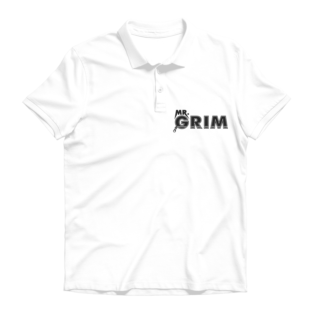 MR. Grim "Zipped Up" Premium Unisex Adult Polo Shirt