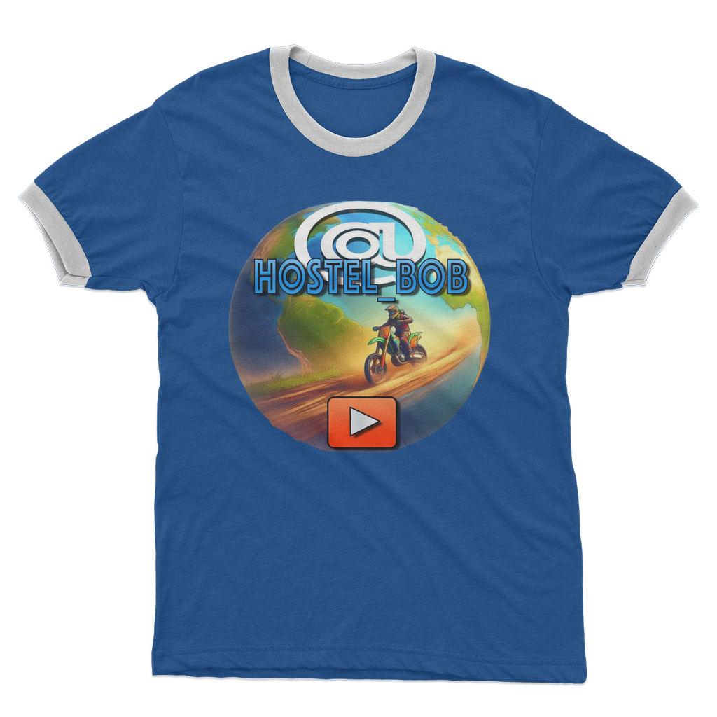 "Hostel Bob" - Bobby Flaco - USA Ringer Tee