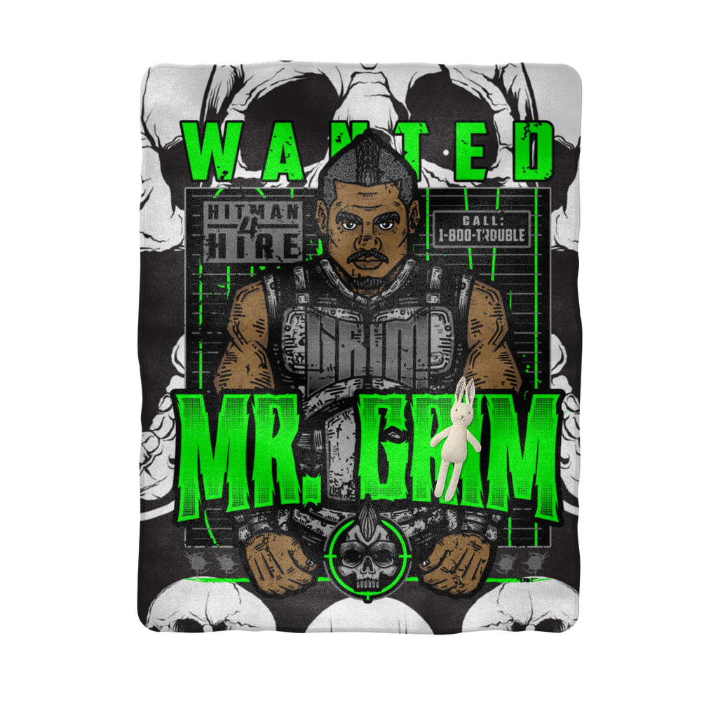 MR. Grim "Wanted" Baby Blanket