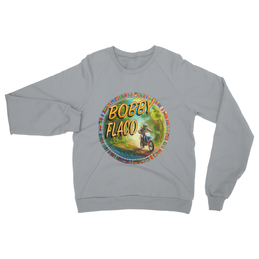 "Bike the World" Bobby Flaco - USaA Unisex Sweatshirt