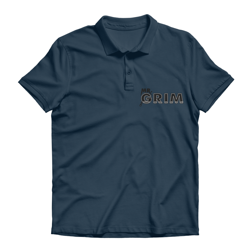 MR. Grim "Zipped Up" Premium Unisex Adult Polo Shirt
