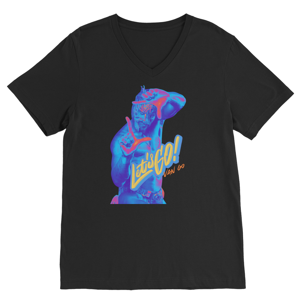 "Let's Go Van Go - Aerial Van Go Unisex V Neck Tee