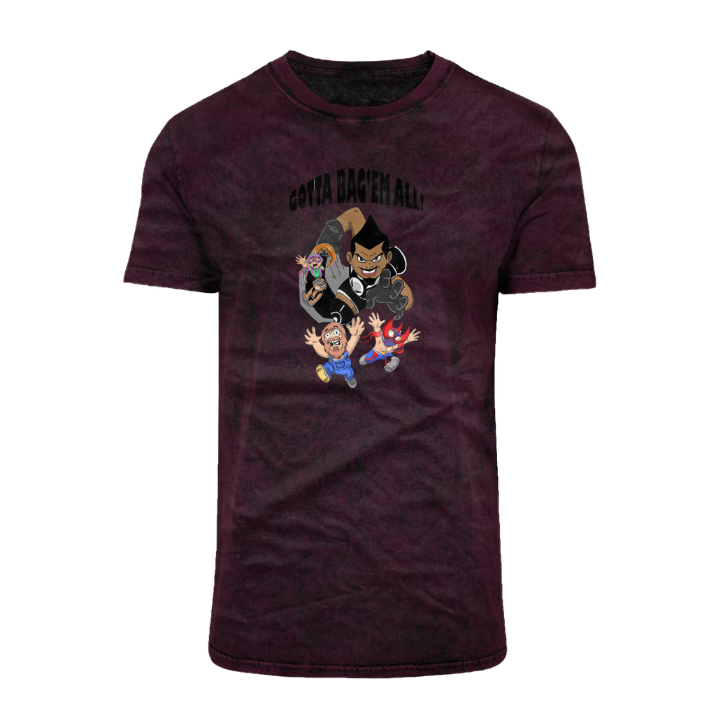 MR. Grim "Gotta Bag Em All" Acid Washed T-Shirt