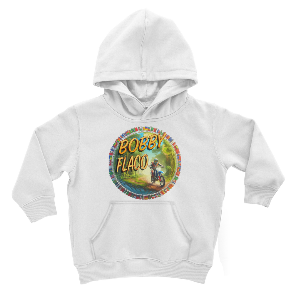 "Bike the World" Bobby Flaco - USaA Youthwear Hoodie