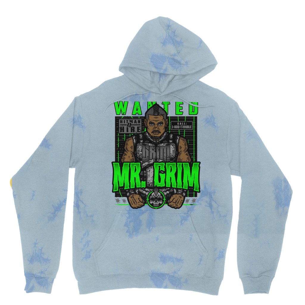 MR. Grim "Wanted" Tie Dye Hoodie