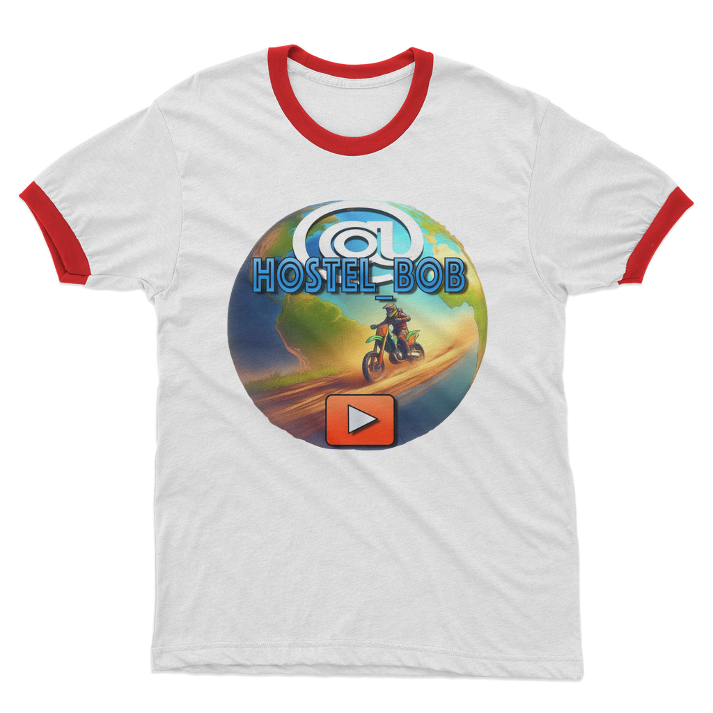 "Hostel Bob" - Bobby Flaco - USA Ringer Tee