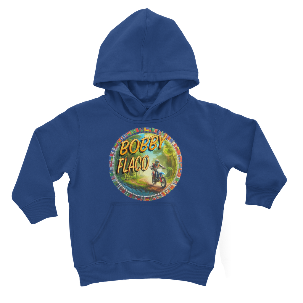 "Bike the World" Bobby Flaco - USaA Youthwear Hoodie