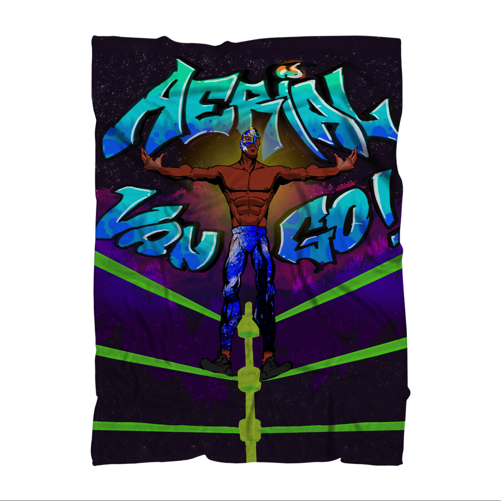"Art Redeemer" - Aerial Van Go (USA) Throw Blanket