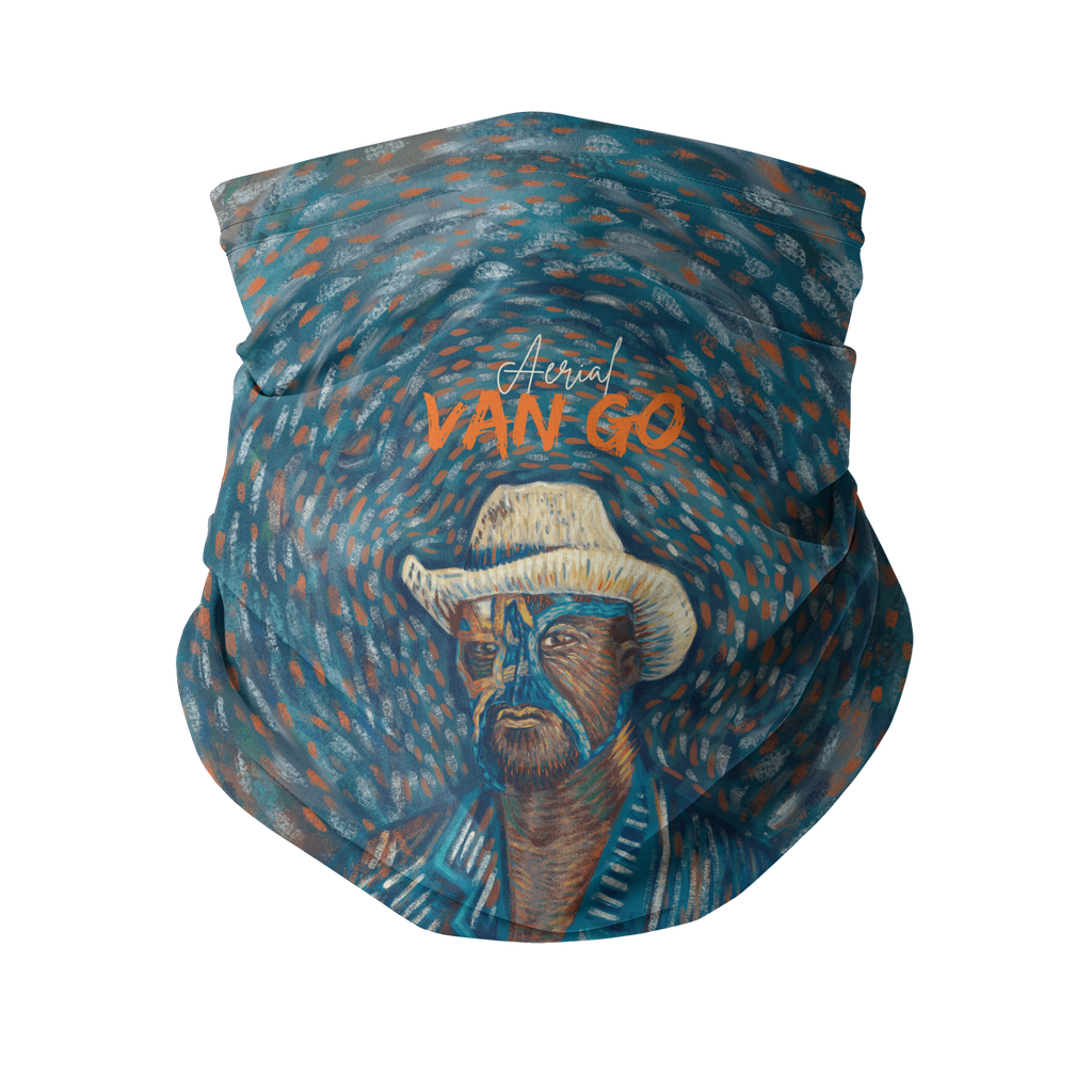 "Self Portrait" - Aerial Van Go (USA) Neck Gaiter