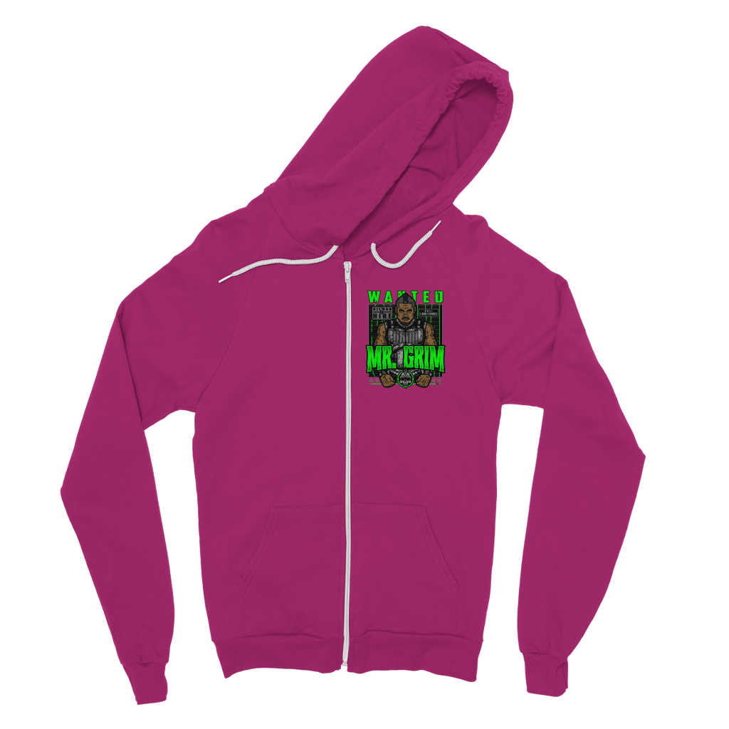 MR. Grim "Wanted" Zip Hoodie