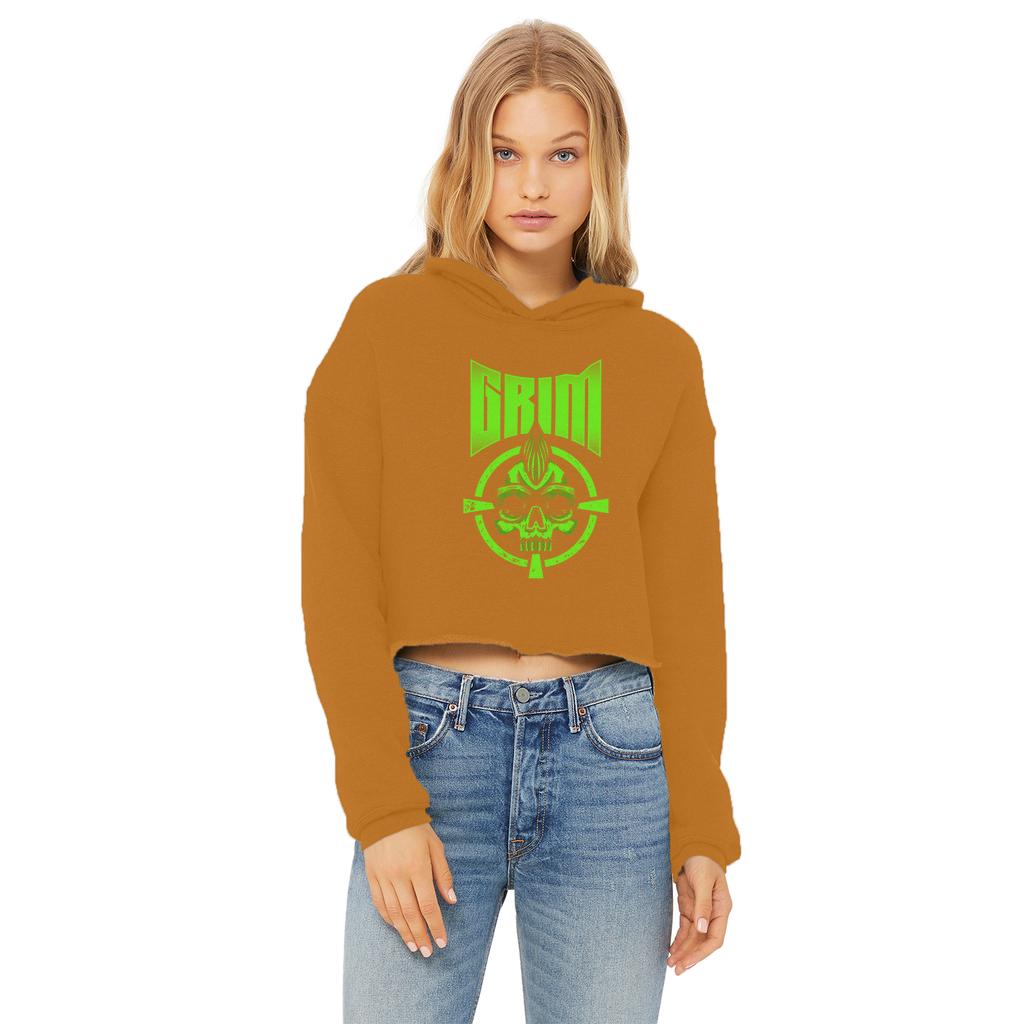 Mr. Grim "Target" Women's Wear Crop Top Hoodie