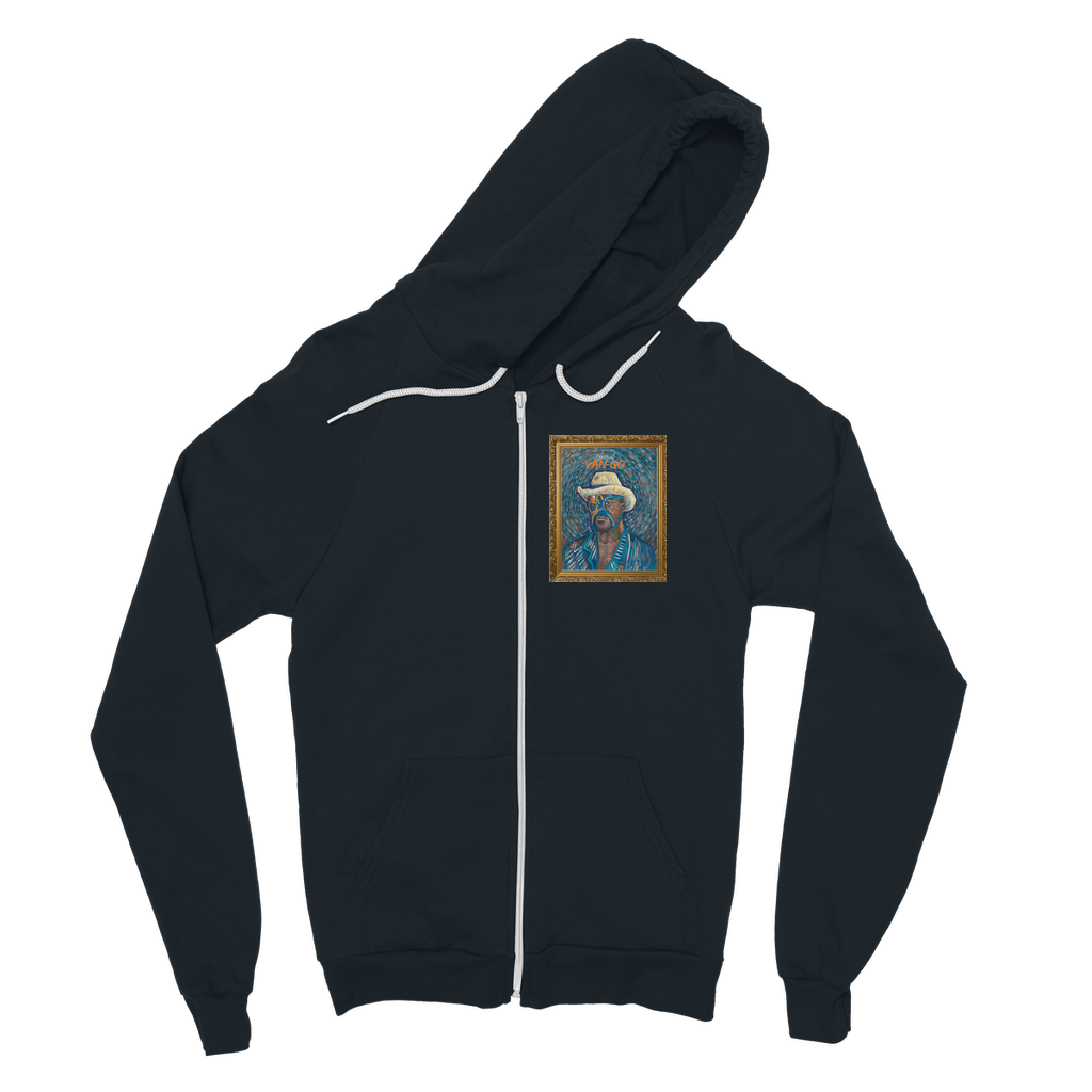 "Self Portrait" - Aerial Van Go (USA) Zip Hoodie
