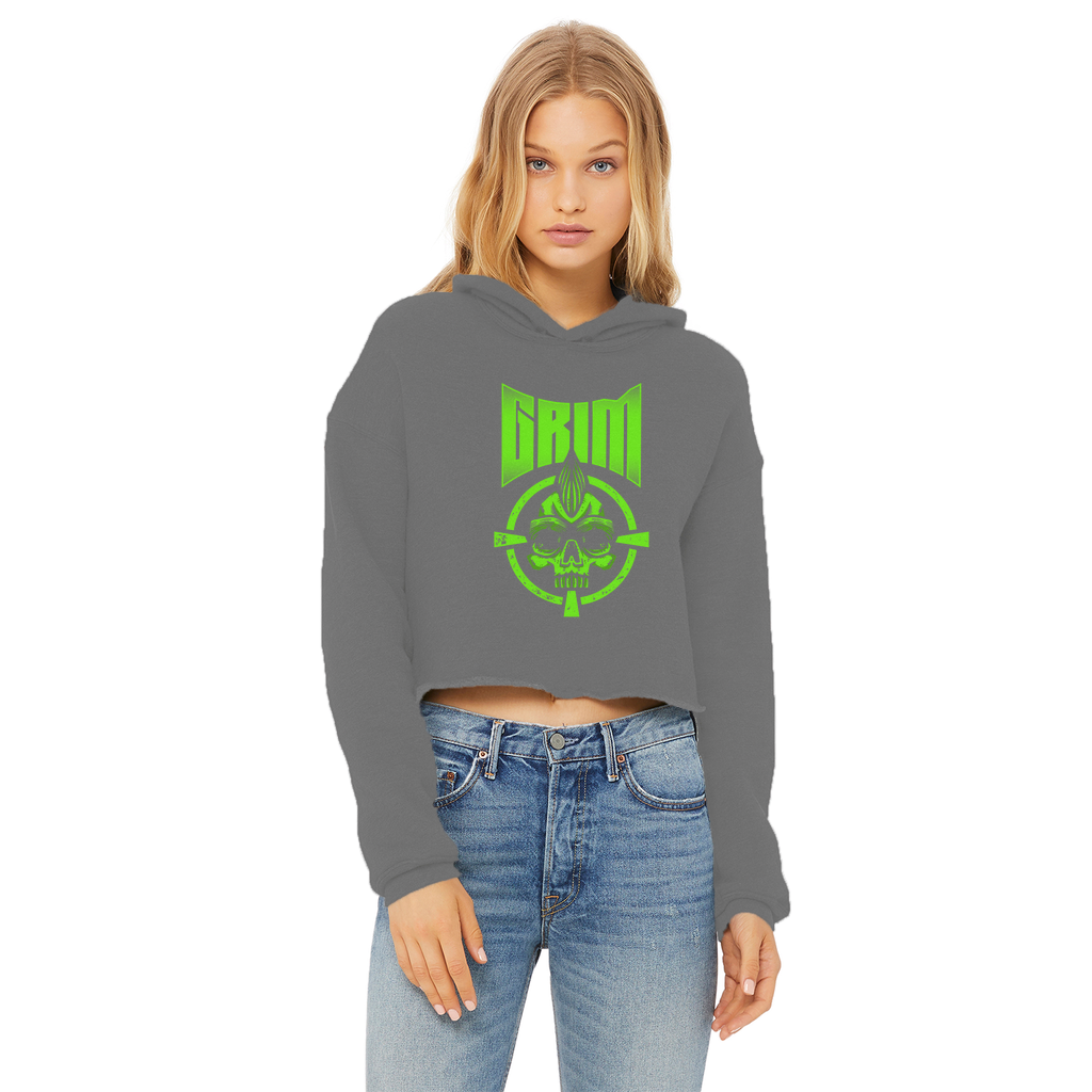 Mr. Grim "Target" Women's Wear Crop Top Hoodie