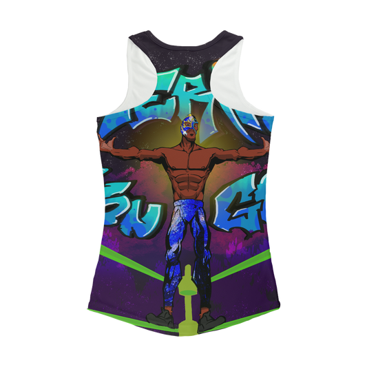 "Art Redeemer" - Aerial Van Go (USA) Women's Activewear Tank Top